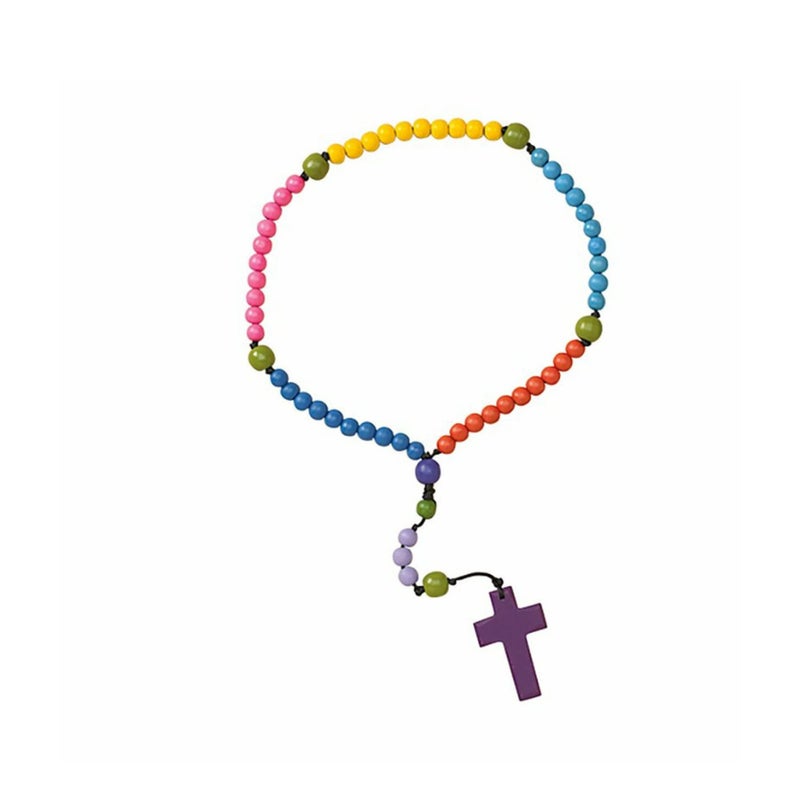 Autom Wood Bead Rosary Craft Kit 12 Pack - Image 3